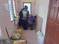 ดับเพลิงนครแม่สอด ออกจับงูบ้านประชาชน ซอยร้านลาบคนเมือง