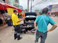 ออกช่วยเหลือประชาชน กุญแจตกท่อระบายน้ำ หน้าร้านเจริญภัณฑ์