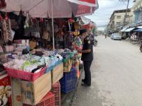 งานเทศกิจนครแม่สอด ออกตรวจความเรียบร้อยและจัดระเบียบตลาดเทศบาลนครแม่สอด 28 ส.ค.2566