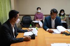 กองยุทธศาสตร์และงบประมาณ จัดประชุมซักซ้อมแนวทางการจัดทำแผนดำเนินงานประจำปีงบประมาณ พ.ศ.2567 การซักซ้อมแนวทางในการจัดทำรายงานการบริหารจัดการความเสี่ยง ประจำปีงบประมาณ พ.ศ.2567 และการร่างแผนพัฒนาท้องถิ่น (พ.ศ.2566 - 2567 ) 