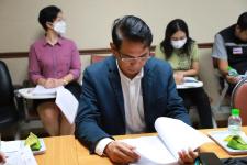 กองยุทธศาสตร์และงบประมาณ จัดประชุมซักซ้อมแนวทางการจัดทำแผนดำเนินงานประจำปีงบประมาณ พ.ศ.2567 การซักซ้อมแนวทางในการจัดทำรายงานการบริหารจัดการความเสี่ยง ประจำปีงบประมาณ พ.ศ.2567 และการร่างแผนพัฒนาท้องถิ่น (พ.ศ.2566 - 2567 ) 