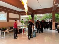 ดับเพลิงแม่สอด ออกให้ความรู้ด้านการดับเพลิงขั้นต้น ให้กับ นศท.โรงเรียนสรรพวิทยาคม