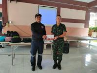 ดับเพลิงแม่สอด ออกให้ความรู้ด้านการดับเพลิงขั้นต้น ให้กับ นศท.โรงเรียนสรรพวิทยาคม