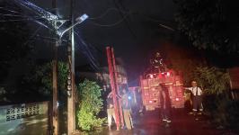 ดับเพลิงแม่สอด ออกระงับเหตุเพลิงไหม้สายไฟฟ้า ก่อนถึงสะพานชุมชนร่วมแรง