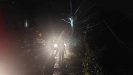 ดับเพลิงแม่สอด ออกระงับเหตุเพลิงไหม้สายไฟฟ้า ก่อนถึงสะพานชุมชนร่วมแรง