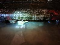 ดับเพลิงนครแม่สอด ออกนำเศษใบไม้ ขยะ ออกจากทางไหลของน้ำแยกโรบินสันแม่สอด