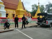 ดับเพลิงนครแม่สอด ออกตัดต้นไม้ภายในวัดบุญญาวาส