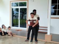 ดับเพลิงแม่สอด ออกให้ความรู้การดับเพลิงขั้นต้น โรงเรียนอนุบาลบัยตี อินเตอร์เนชั่นแนล