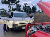 ดับเพลิงนครแม่สอด ออกช่วยเหลือประชาชนเหตุรถยนต์สตาร์ทไม่ติด ใกล้แยกบ้านหนองบัว