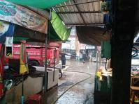 ดับเพลิงแม่สอด ออกระงับเหตุเพลิงไหม้มิเตอร์ไฟฟ้า ตลาดบ้านเหนือ