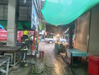 ดับเพลิงแม่สอด ออกระงับเหตุเพลิงไหม้มิเตอร์ไฟฟ้า ตลาดบ้านเหนือ