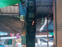 ดับเพลิงแม่สอด ออกระงับเหตุเพลิงไหม้มิเตอร์ไฟฟ้า ตลาดบ้านเหนือ