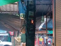 ดับเพลิงแม่สอด ออกระงับเหตุเพลิงไหม้มิเตอร์ไฟฟ้า ตลาดบ้านเหนือ