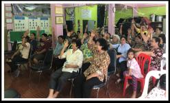 งานพัฒนาชุมชน-เลือกตั้งหัวหน้ากลุ่มพัฒนาสตรีในเขตเทศบาลนครแม่สอด ทั้ง 20 ชุมชน