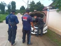 ดับเพลิงแม่สอด ออกช่วยเหลือลูกแมวติดภายในรถยนต์ประชาชน