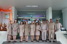 กองยุทธศาสาตร์และงบประมาณ เข้าร่วมกิจกรรมเคารพธงชาติ เนื่องในวันพระราชทานธงชาติไทย