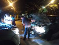 ดับเพลิงนครแม่สอด ออกช่วยเหลือประชาชนเหตุรถยนต์สตาร์ทไม่ติด บริเวณที่ว่าการอำเภอแม่สอด