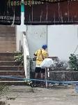 เทศกิจแม่สอด ออกตรวจสอบเหตุโจรขโมยสายไฟฟ้า ภายในโลตัสเล็กแม่สอด
