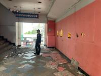 เทศกิจแม่สอด ออกตรวจสอบเหตุโจรขโมยสายไฟฟ้า ภายในโลตัสเล็กแม่สอด