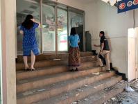 เทศกิจแม่สอด ออกตรวจสอบเหตุโจรขโมยสายไฟฟ้า ภายในโลตัสเล็กแม่สอด ร่วมตำรวจ สภ.แม่สอด