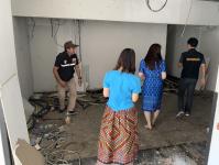 เทศกิจแม่สอด ออกตรวจสอบเหตุโจรขโมยสายไฟฟ้า ภายในโลตัสเล็กแม่สอด ร่วมตำรวจ สภ.แม่สอด