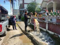 ดับเพลิงนครแม่สอด ดำเนินการออกสำรวจท่อประปาดับเพลิง(หัวแดง) เขตเทศบาลนครแม่สอด