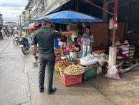 เจ้าหน้าที่เทศกิจ ออกตรวจความเรียบร้อยและจัดระเบียบตลาดเทศบาลนครแม่สอด 31 ต.ค.2566