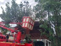 ดับเพลิงแม่สอด ออกตัดต้นไม้บริเวณบ้านทุ่งซอยกลาง ชุมชนบ้านทุ่ง