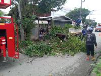 ดับเพลิงแม่สอด ออกตัดต้นไม้บริเวณบ้านทุ่งซอยกลาง ชุมชนบ้านทุ่ง