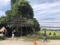 ดับเพลิงแม่สอด ออกตัดต้นไม้แนวสายไฟฟ้า หน้าไทยแสงทองบ้านทุ่ง