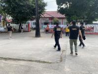 เจ้าหน้าที่เทศกิจ ออกตรวจตามมาตรการรักษาความปลอดภัยในโรงเรียน เขตเทศบาลนครแม่สอด 9/11/2566