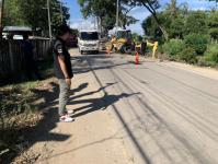 ดับเพลิงแม่สอด ออกเก็บกิ่งไม้และขยะในคลองสะพานชุมชนร่วมแรงก่อนถึงบ้านหัวฝาย