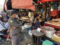 เจ้าหน้าที่เทศกิจ ออกตรวจความเรียบร้อยและจัดระเบียบตลาดเทศบาลนครแม่สอด 20 พ.ย.2566