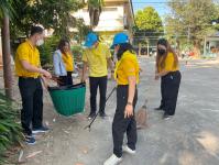 กองช่างสุขาภิบาลเข้าร่วมกิจกรรมจิตอาสาพัฒนาปรับปรุงภูมิทัศน์ เพื่อถวายเป็นพระราชกุศล วันคล้ายวันพระบรมราชสมภพ พระบาทสมเด็จพระบรมชนกาธิเบศร มหาภูมิพลอดุลยเดชมหาราช บรมนาถบพิตร วันชาติและวันพ่อแห่งชาติ