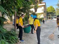 กองช่างสุขาภิบาลเข้าร่วมกิจกรรมจิตอาสาพัฒนาปรับปรุงภูมิทัศน์ เพื่อถวายเป็นพระราชกุศล วันคล้ายวันพระบรมราชสมภพ พระบาทสมเด็จพระบรมชนกาธิเบศร มหาภูมิพลอดุลยเดชมหาราช บรมนาถบพิตร วันชาติและวันพ่อแห่งชาติ