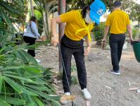 กองช่างสุขาภิบาลเข้าร่วมกิจกรรมจิตอาสาพัฒนาปรับปรุงภูมิทัศน์ เพื่อถวายเป็นพระราชกุศล วันคล้ายวันพระบรมราชสมภพ พระบาทสมเด็จพระบรมชนกาธิเบศร มหาภูมิพลอดุลยเดชมหาราช บรมนาถบพิตร วันชาติและวันพ่อแห่งชาติ