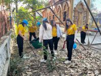 กองช่างสุขาภิบาลเข้าร่วมกิจกรรมจิตอาสาพัฒนาปรับปรุงภูมิทัศน์ เพื่อถวายเป็นพระราชกุศล วันคล้ายวันพระบรมราชสมภพ พระบาทสมเด็จพระบรมชนกาธิเบศร มหาภูมิพลอดุลยเดชมหาราช บรมนาถบพิตร วันชาติและวันพ่อแห่งชาติ