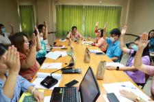 ทน.แม่สอด จัดประชุมคณะกรรมการบริหารจัดการความเสี่ยง เทศบาลนครแม่สอด ครั้งที่ 1/2566