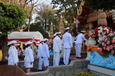 กองยุทธศาสตร์และงบประมาณ ร่วมพิธีวันสมเด็จพระเจ้าตากสินมหาราช และพิธีบวงสรวงดวงพระวิญญาณสมเด็จพระเจ้าตากสินมหาราช เพื่อน้อมรำลึกในพระมหากรุณาธิคุณ