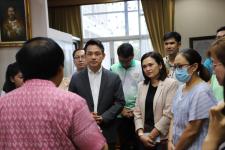 กองยุทธศาสตร์และงบประมาณ เข้าพบนายกเทศมนตรี รองนายก ฯ และรองปลัด ฯ เพื่อสวัสดีปีใหม่และขอคำอวยพรในวาระดิถีขึ้นปีใหม่ 2567