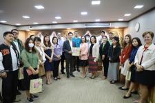 กองยุทธศาสตร์และงบประมาณ เข้าพบนายกเทศมนตรี รองนายก ฯ และรองปลัด ฯ เพื่อสวัสดีปีใหม่และขอคำอวยพรในวาระดิถีขึ้นปีใหม่ 2567