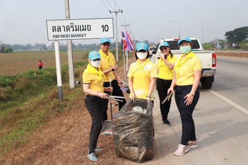 กองยุทธศาสตร์และงบประมาณ เข้าร่วมกิจกรรมจิตอาสาปรับภูมิทัศน์เส้นทางเสด็จฯ ถนนทางหลวงชนบท 3050