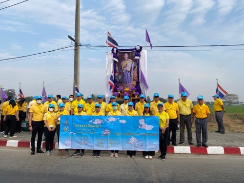 กองยุทธศาสตร์และงบประมาณ เข้าร่วมกิจกรรมจิตอาสาปรับภูมิทัศน์เส้นทางเสด็จฯ ถนนทางหลวงชนบท 3050