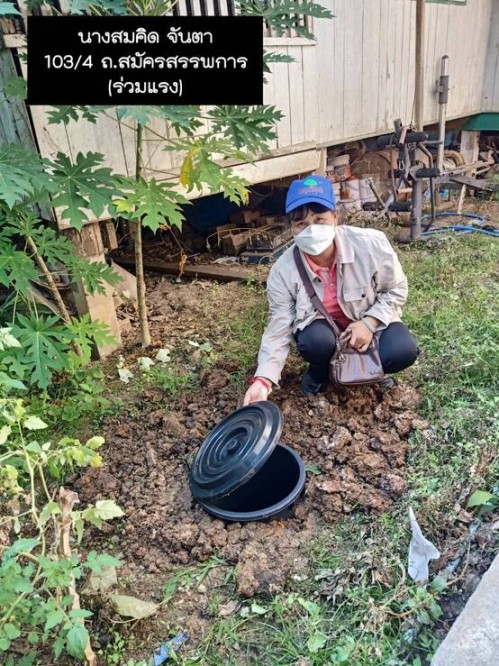 การขับเคลื่อนโครงการถังขยะเปียกลดโลกร้อน ในเขตเทศบาลนครแม่สอด