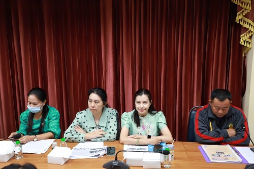 เข้าร่วมประชุมหัวหน้าส่วนราชการเทศบาลนครแม่สอด ครั้งที่ 2/2567 ประจำเดือนกุมภาพันธ์เพื่อแลกเปลี่ยนข้อราชการและรายงานผลการดำเนินด้านสวัสดิการสังคม