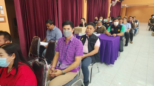 กองยุทธศาสตร์และงบประมาณ เข้าร่วมประชุม โครงการเสริมสร้างหมู่บ้าน และชุมชนเข้มแข็ง “อำเภอแม่สอดสีขาว ร่วมใจ ปลอดภัยยาเสพติด”