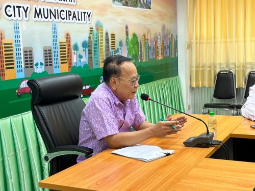 การประชุมชี้แจ้งปรับเปลี่ยนรูปแบบการก่อสร้างฯ