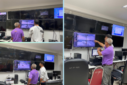 เจ้าหน้าที่กองยุทธศาสตร์และงบประมาณ ดำเนินการตามคำร้องขอใช้ข้อมูลจากกล้องวงจรปิด