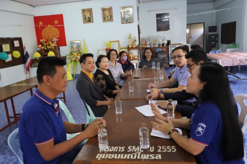 กองยุทธศาสตร์และงบประมาณ ตรวจรับการซ่อมแซมเสียงตามสายภายในเทศบาลนครแม่สอด