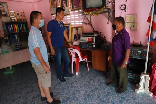 กองยุทธศาสตร์และงบประมาณ ตรวจรับการซ่อมแซมเสียงตามสายภายในเทศบาลนครแม่สอด